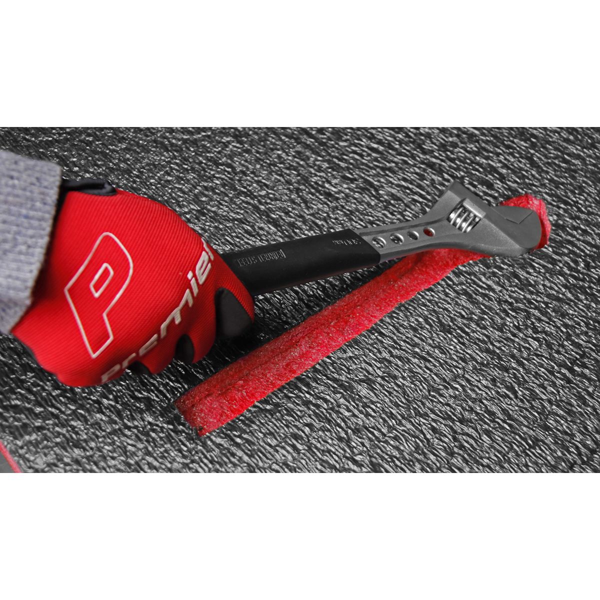 Sealey Easy Peel Shadow Foam 1200 x 550 x 50mm - Red/Black - Image 9