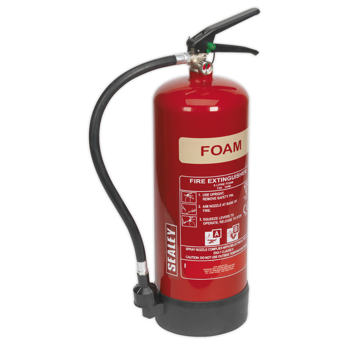 Sealey Foam Fire Extinguisher 6L SFE06