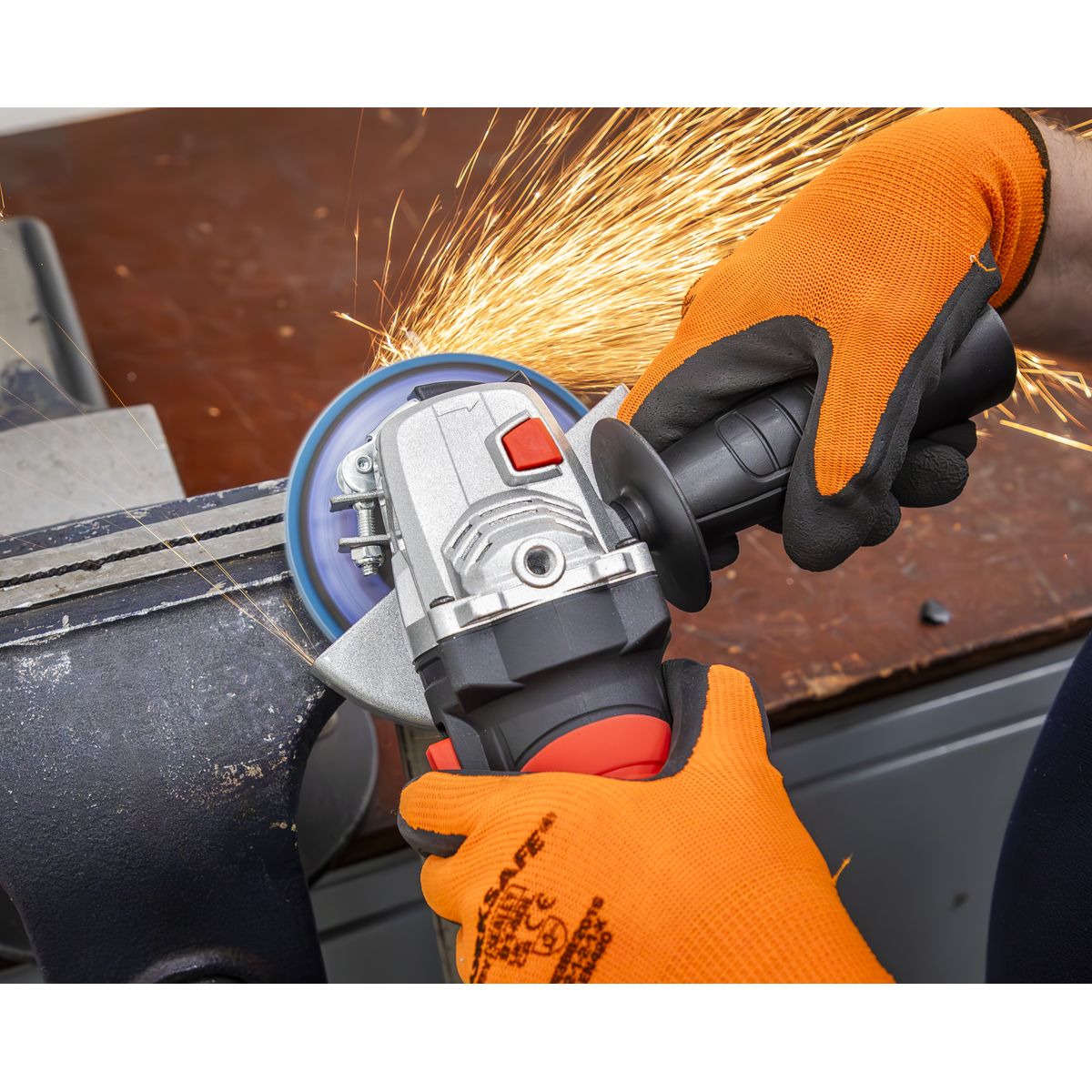 Sealey 125mm Angle Grinder with Schuko Plug 1000W/230V - Image 3