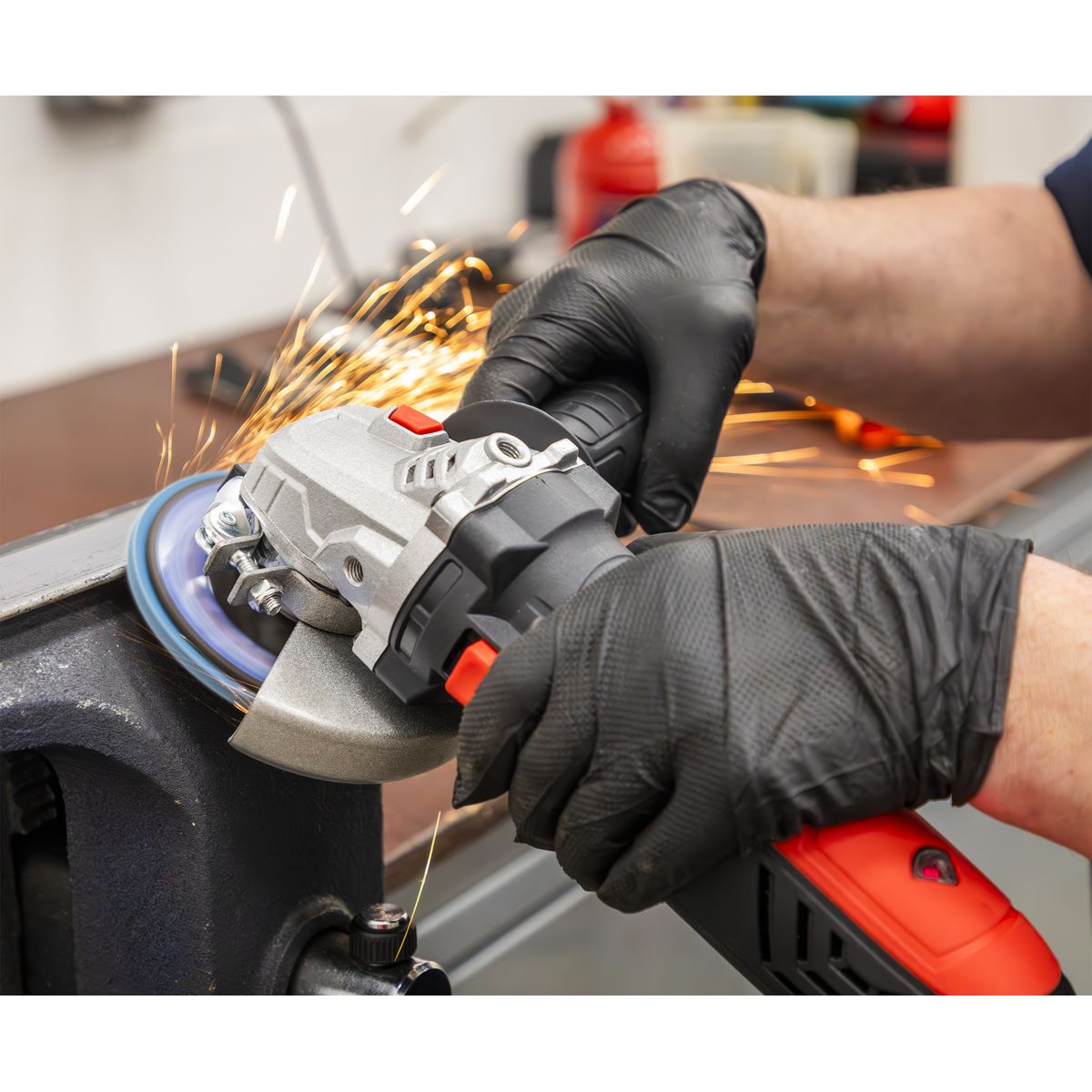 Sealey 125mm Angle Grinder with Schuko Plug 1000W/230V - Image 5