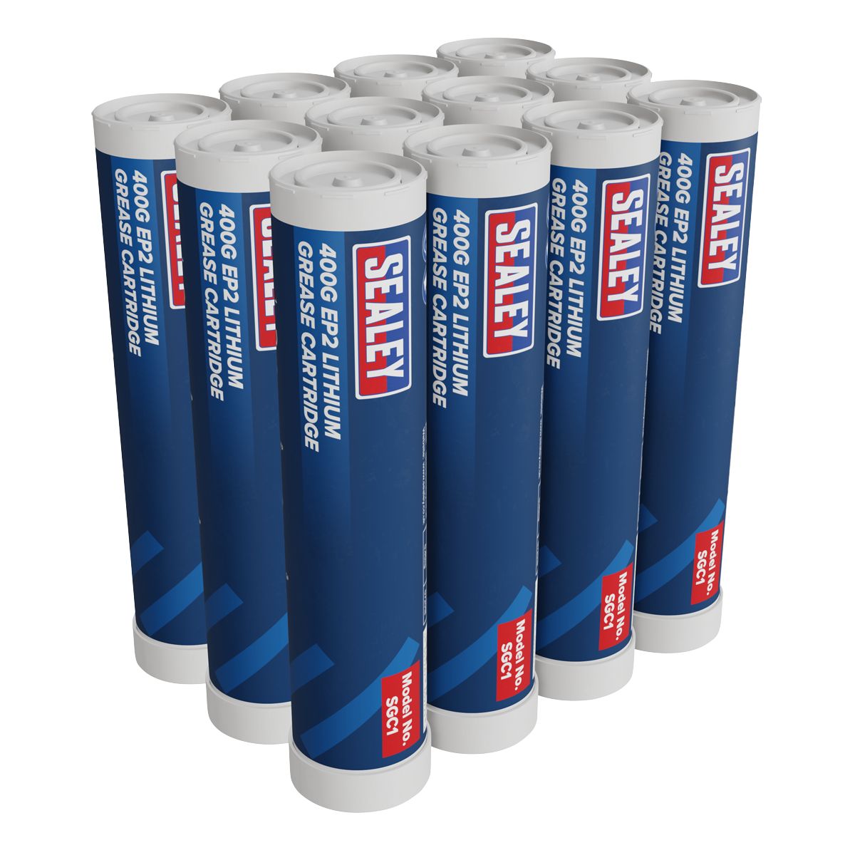 Sealey EP2 Lithium Grease Cartridge 400g - Pack of 12 - Image 2