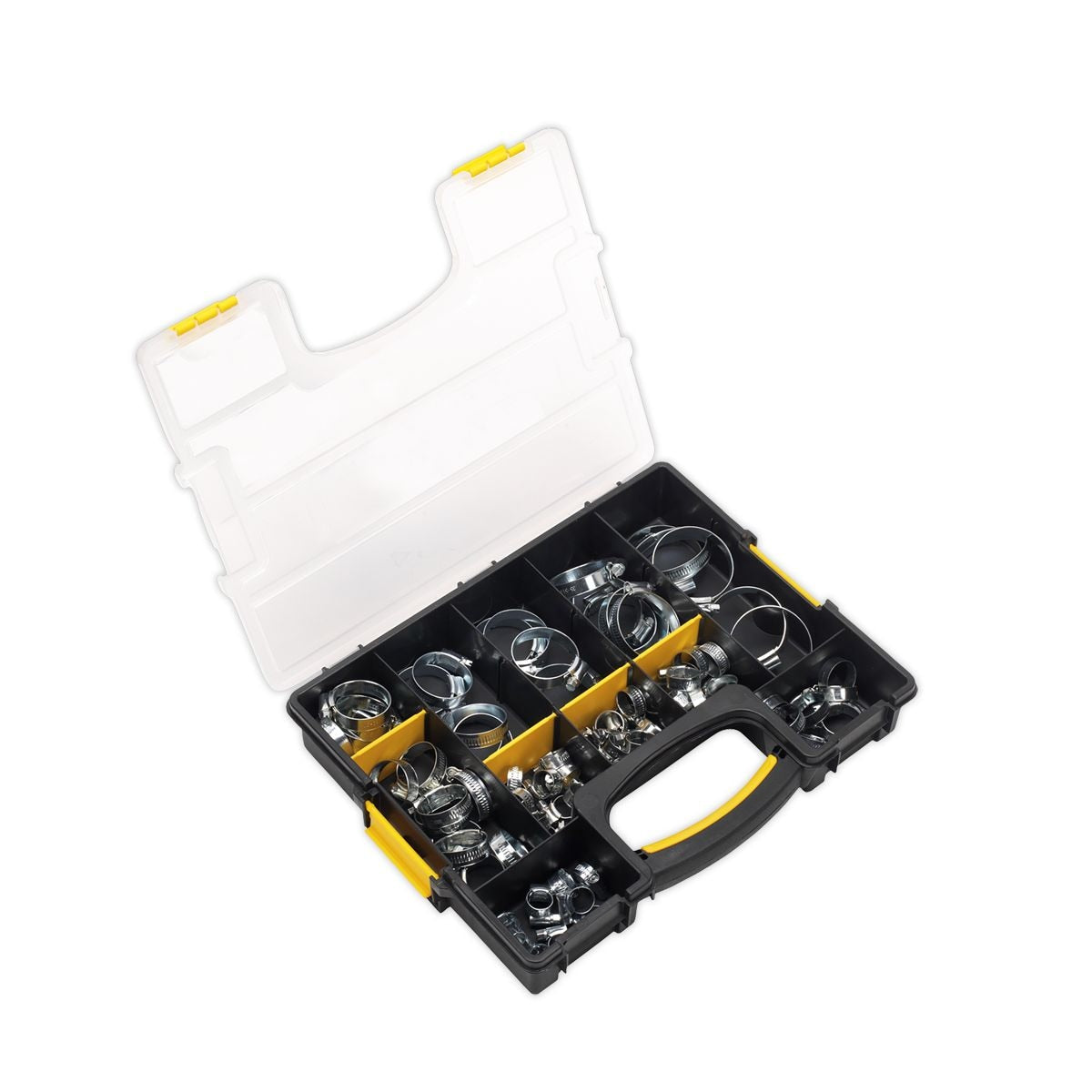 Sealey Hose Clip Assortment 8-57mm 85pc - Image 1
