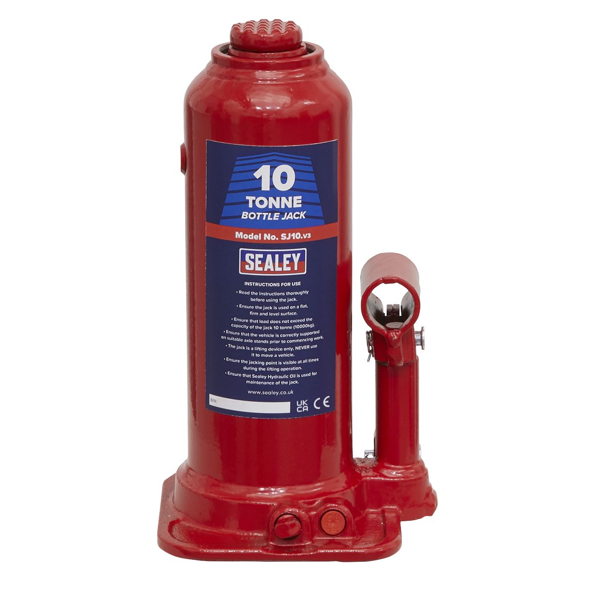 Sealey Bottle Jack 10 Tonne - Image 9
