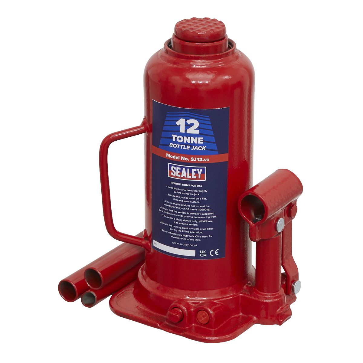 Sealey Bottle Jack 12 Tonne - Image 1