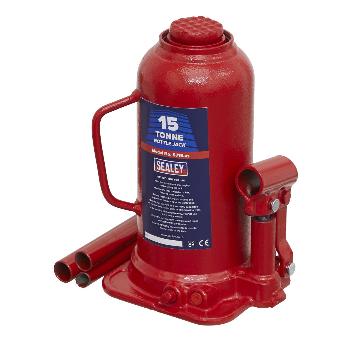 Sealey Bottle Jack 15 Tonne - Image 1