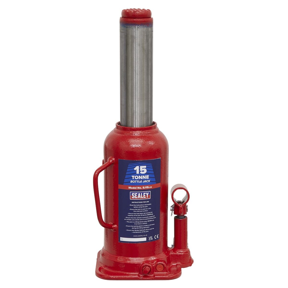 Sealey Bottle Jack 15 Tonne - Image 4