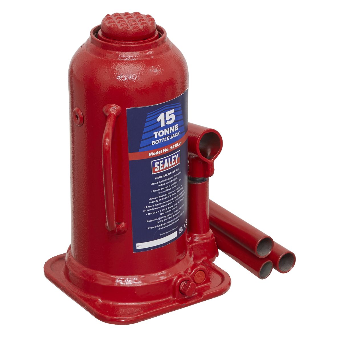 Sealey Bottle Jack 15 Tonne - Image 7