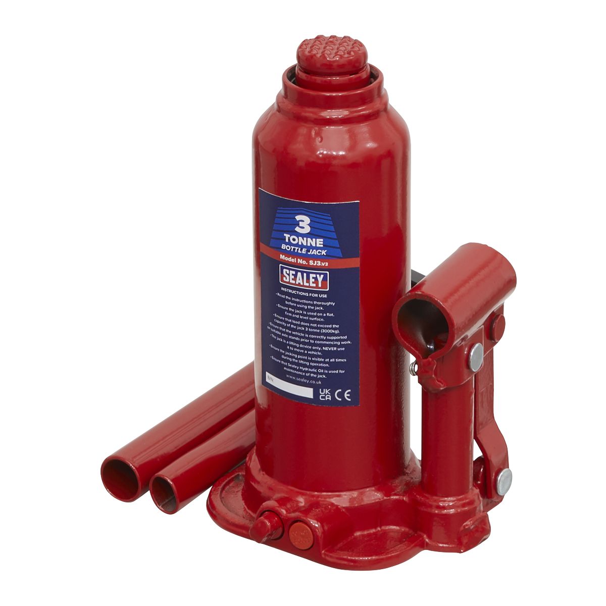 Sealey Bottle Jack 3 Tonne - Image 1