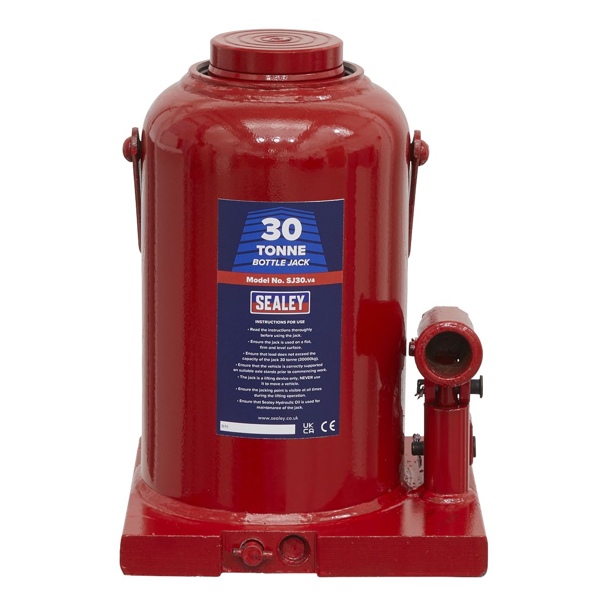 Sealey Bottle Jack 30 Tonne - Image 6