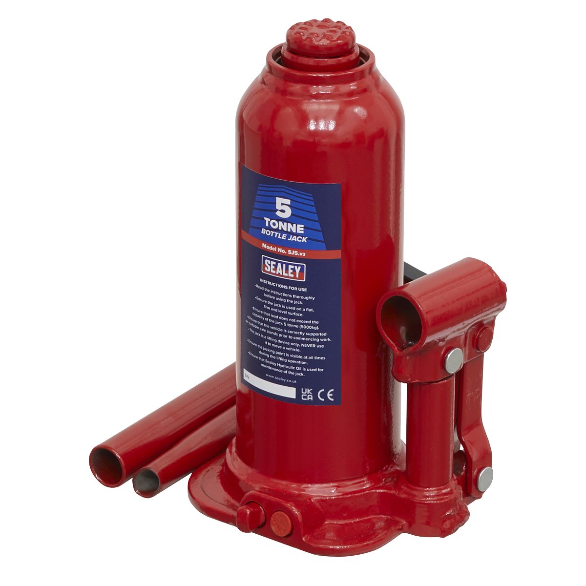 Sealey Bottle Jack 5 Tonne - Image 1