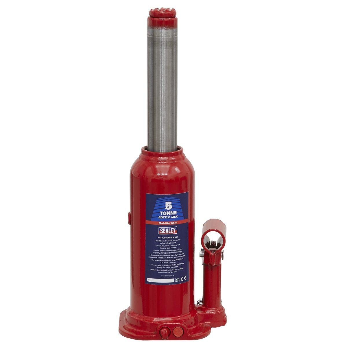 Sealey Bottle Jack 5 Tonne - Image 4