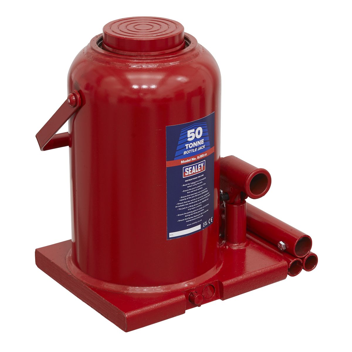 Sealey Bottle Jack 50 Tonne - Image 6