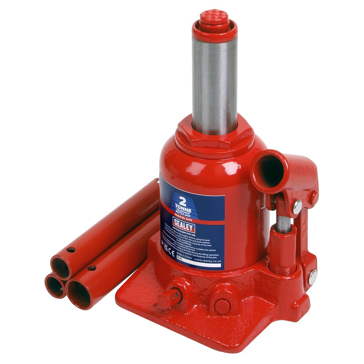 Sealey Telescopic Bottle Jack 2 Tonne - Image 4