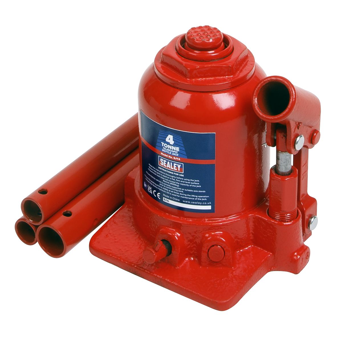 Sealey Telescopic Bottle Jack 4 Tonne - Image 1