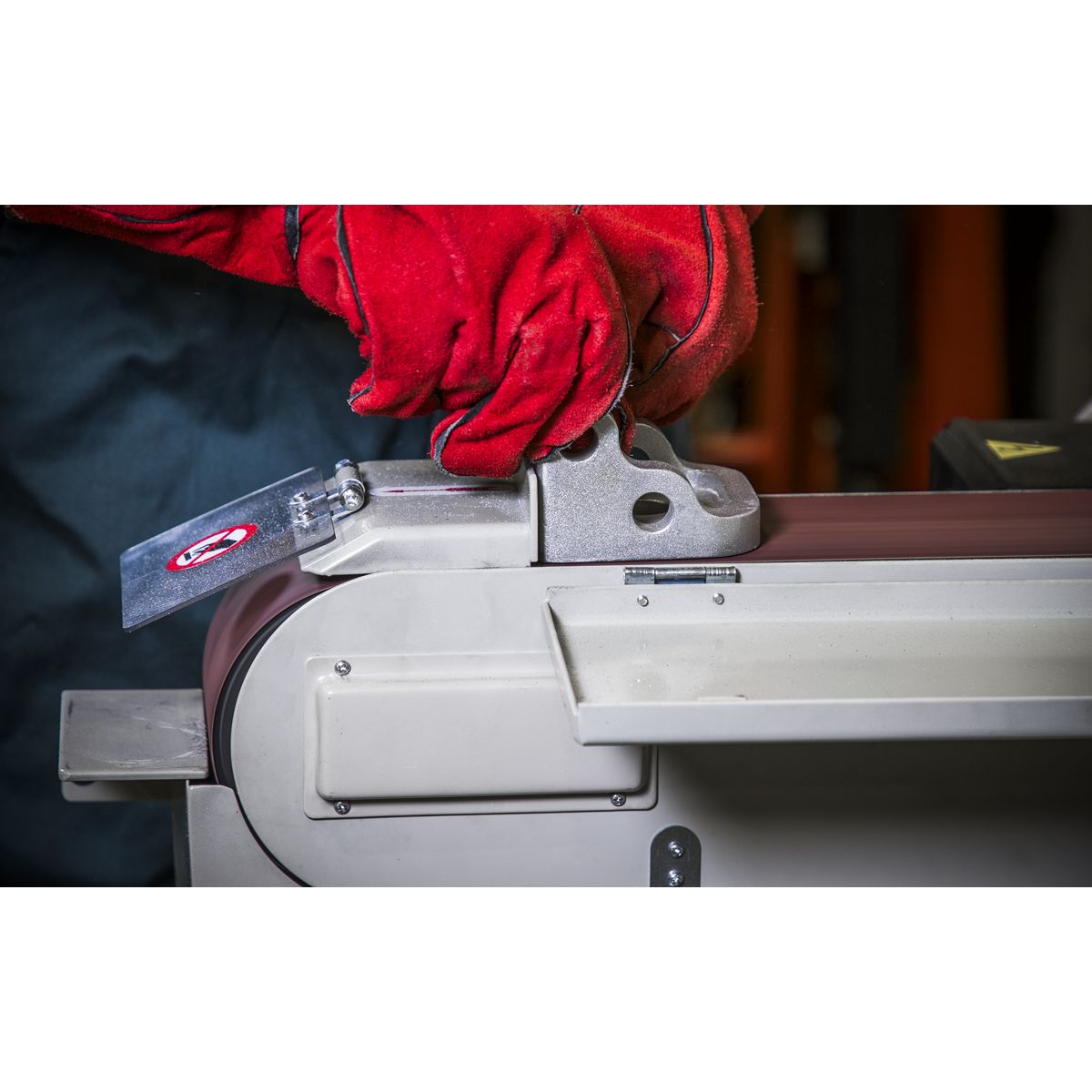 Sealey Power Belt Sander/Linisher 100 x 1220mm 1500W/230V - Image 8