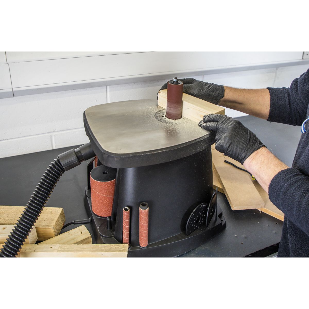 Sealey Oscillating Spindle/Bobbin Sander 450W - Image 5