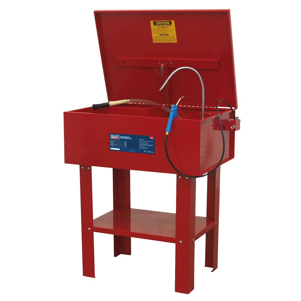Sealey Air Operated Parts Washer 55L - Image 2