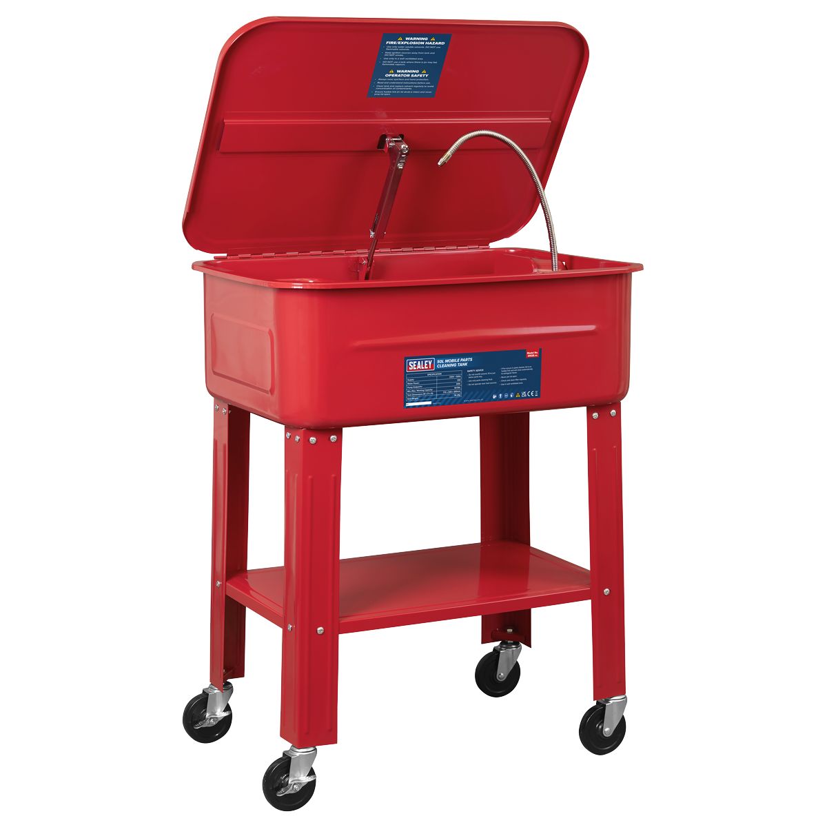 Sealey Mobile Parts Washer 50L - Image 1