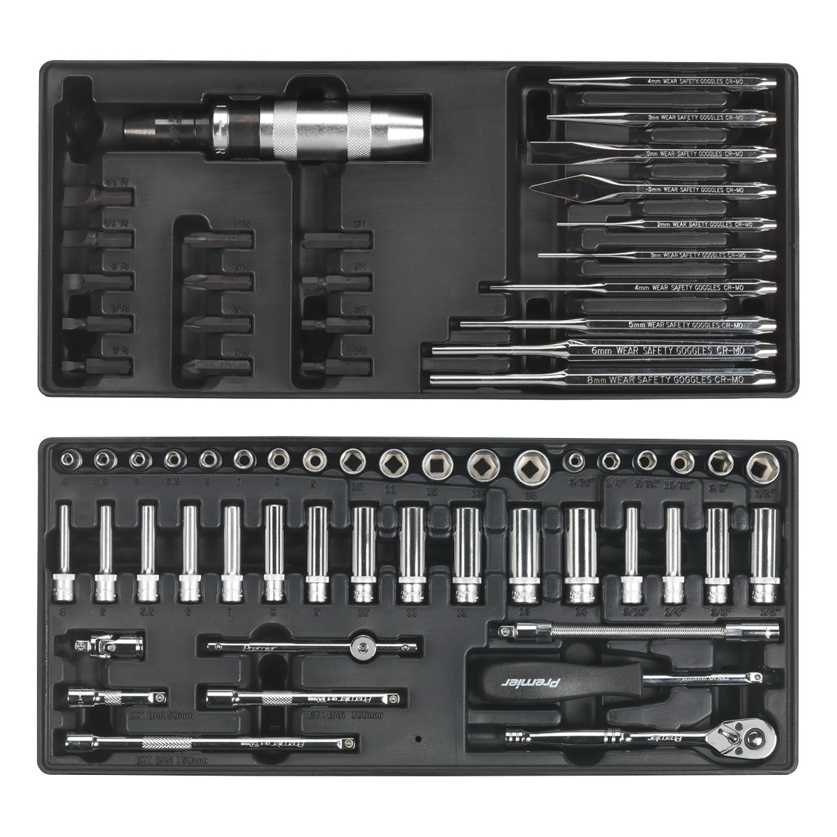 Superline PRO Tool Chest Combination 14 Drawer with 1179pc Tool Kit - Blue SPTCCOMBO1