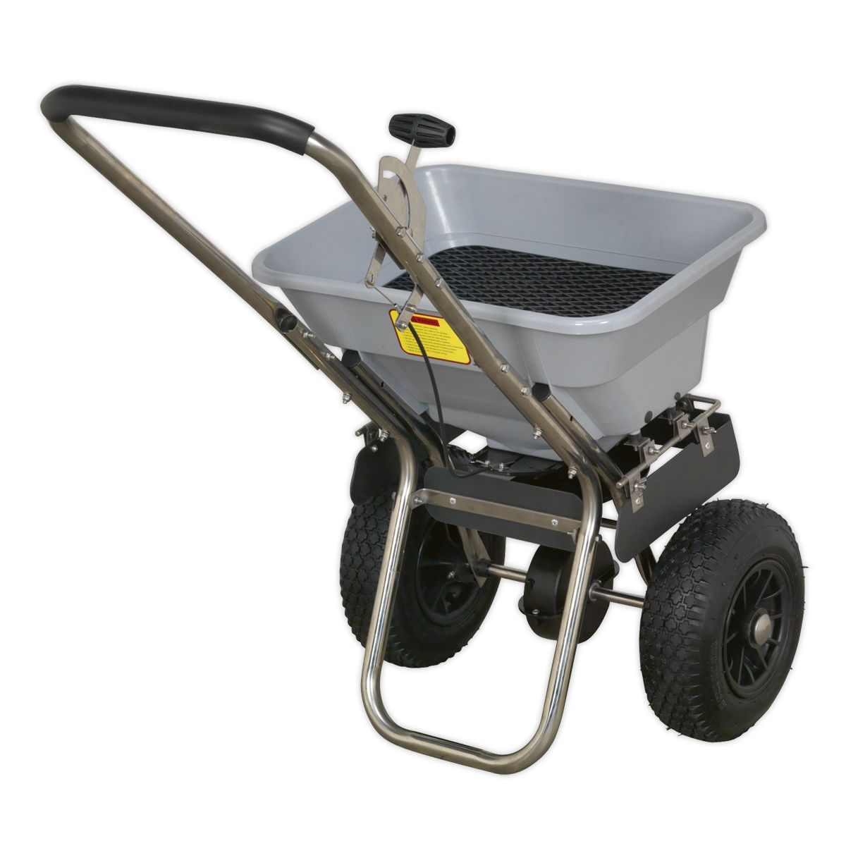 Sealey Stainless Steel Broadcast Salt Spreader 37kg Walk Behind - Image 3