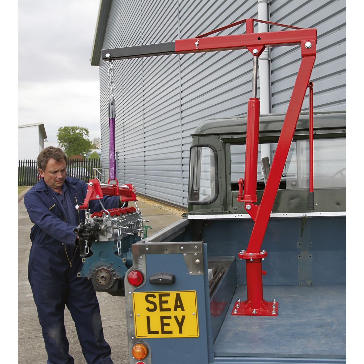 Sealey Static Mounted Crane 750kg - Image 2