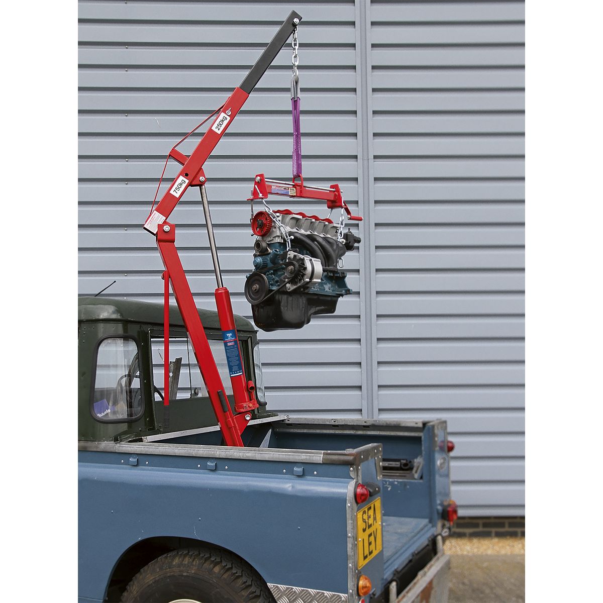 Sealey Static Mounted Crane 750kg - Image 6