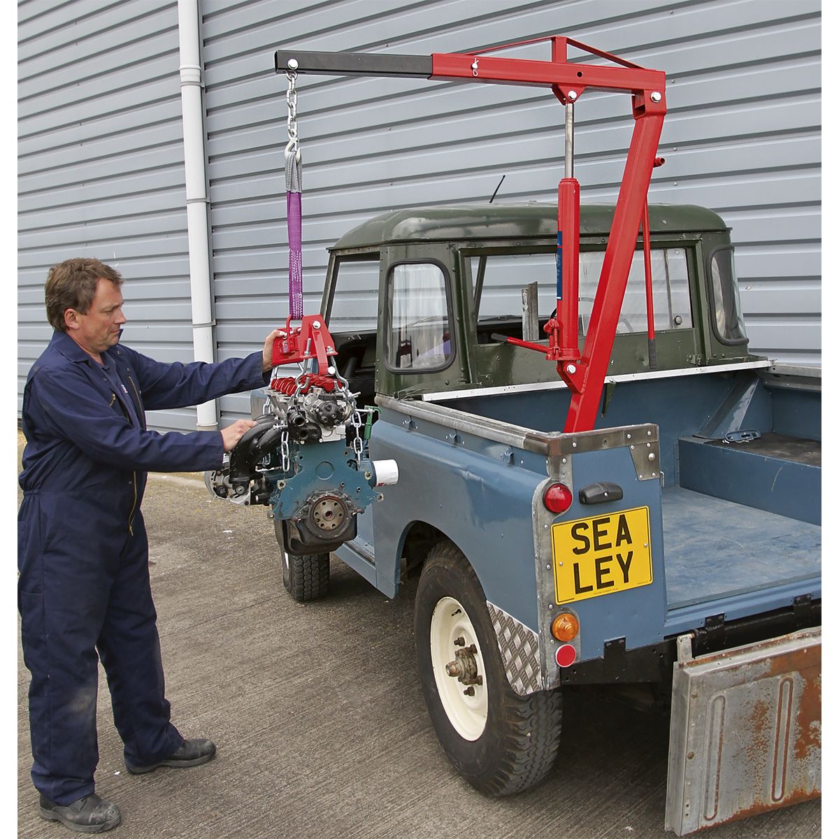 Sealey Static Mounted Crane 750kg - Image 7
