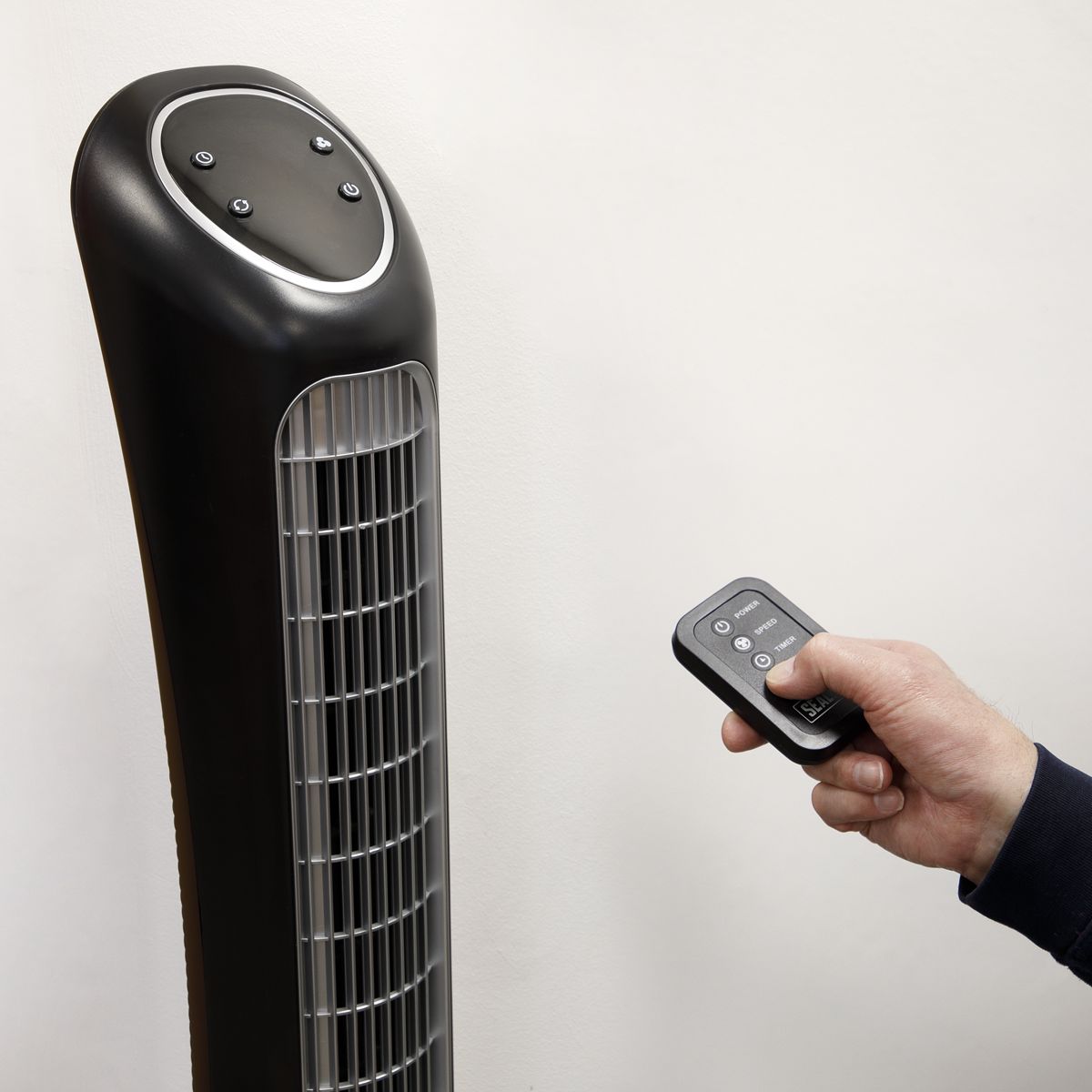 Sealey Quiet High Performance Oscillating Tower Fan 43" - Image 9