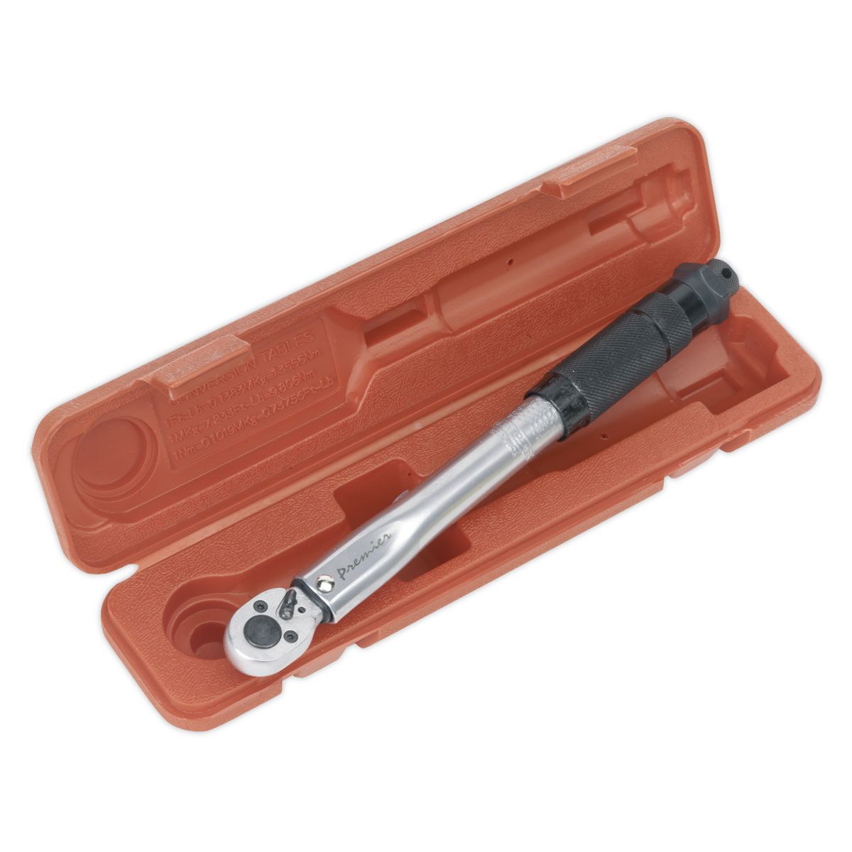Sealey Premier Calibrated Micrometer Style Torque Wrench 3/8"Sq Drive 2-24Nm - Image 2