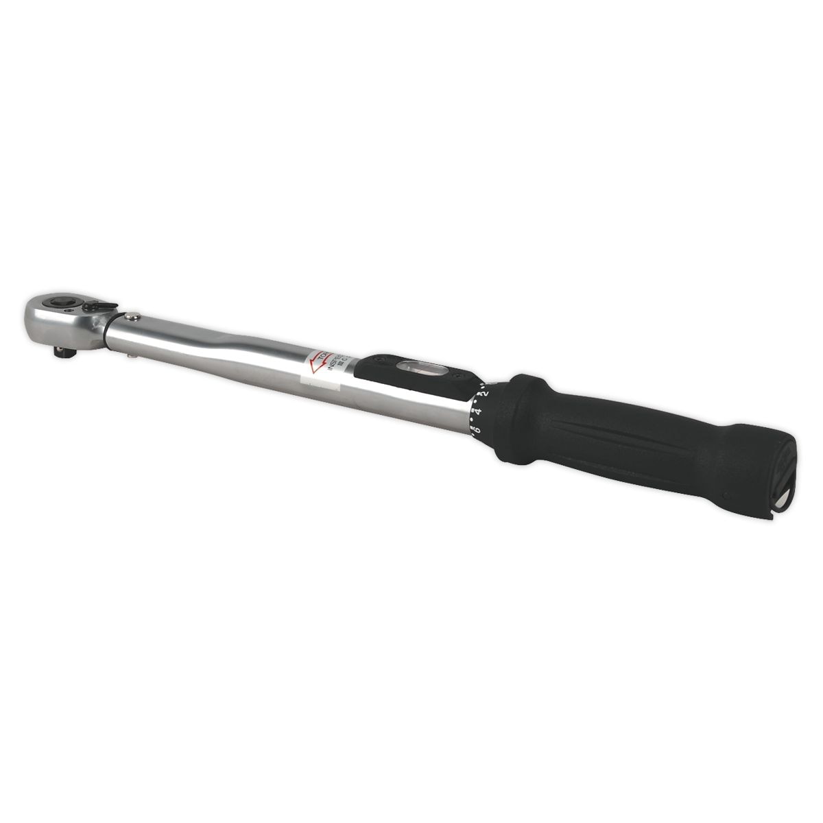 Sealey Premier Calibrated Locking Micrometer Style Torque Wrench 3/8"Sq Drive10-110Nm - Image 1