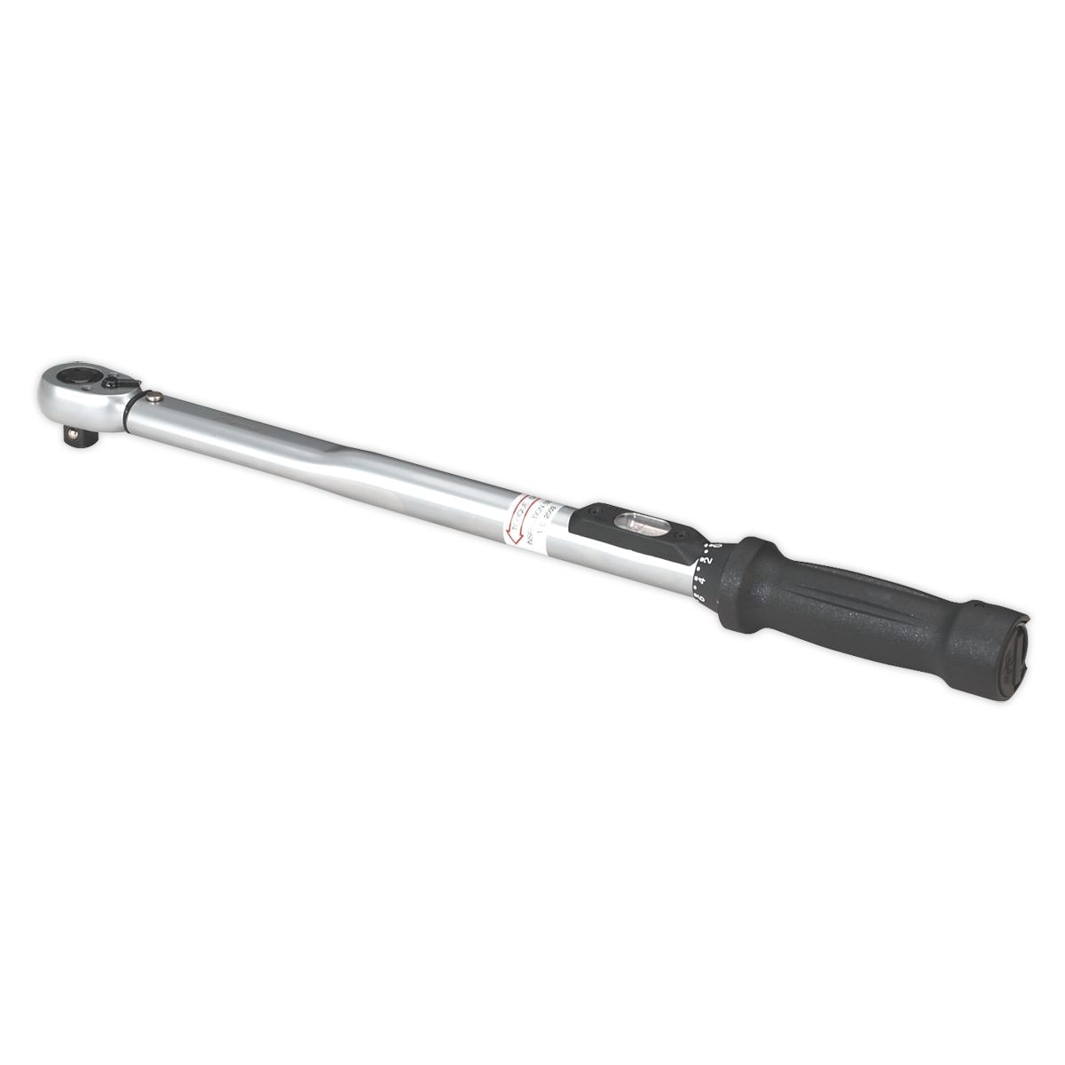 Sealey Premier Calibrated Locking Micrometer Style Torque Wrench 1/2"Sq Drive 40-210Nm - Image 1