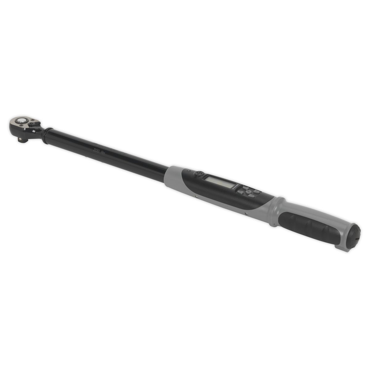 Sealey Premier Black Digital Torque Wrench with Angle Function 1/2"Sq Drive 20-200Nm - Image 1