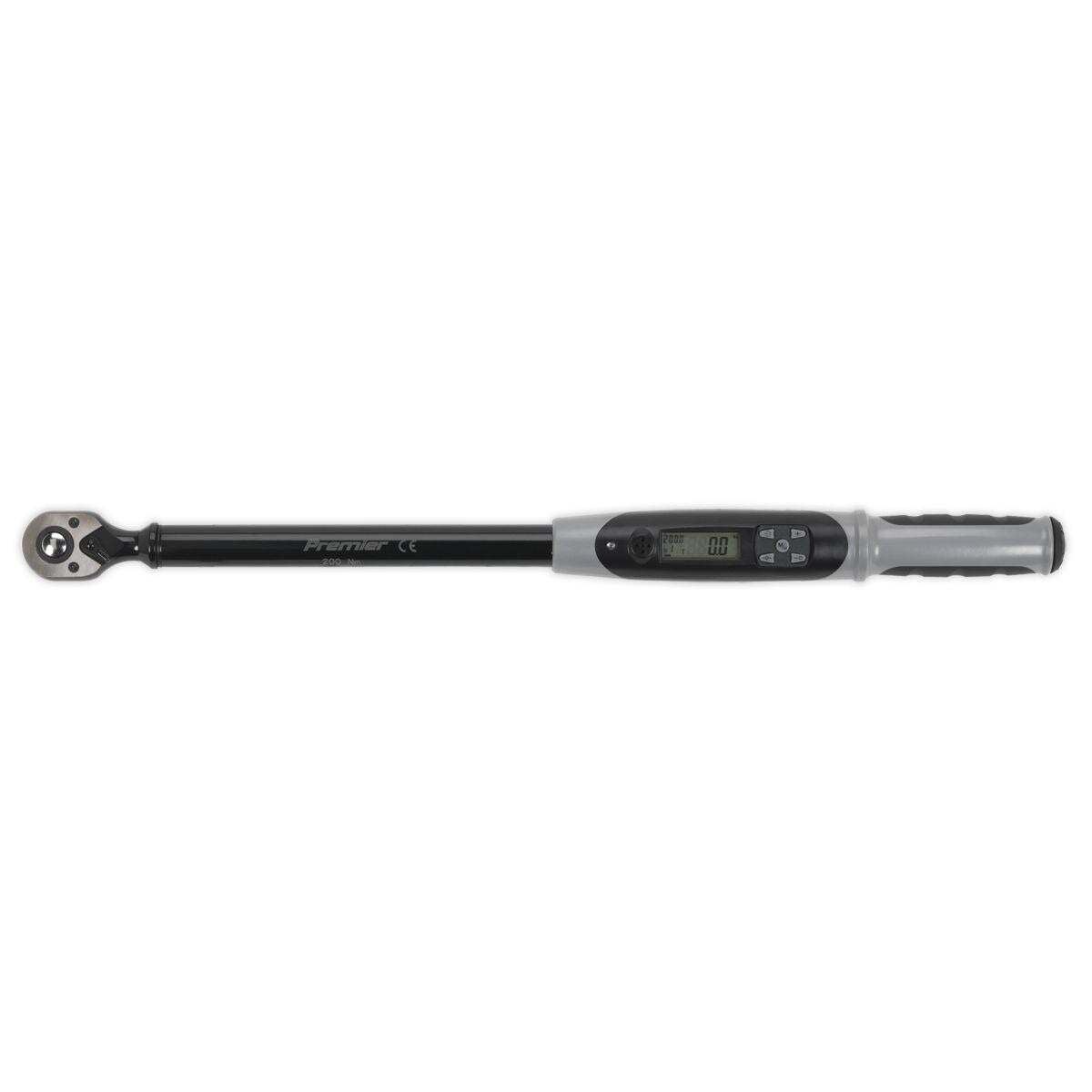 Sealey Premier Black Digital Torque Wrench with Angle Function 1/2"Sq Drive 20-200Nm - Image 5