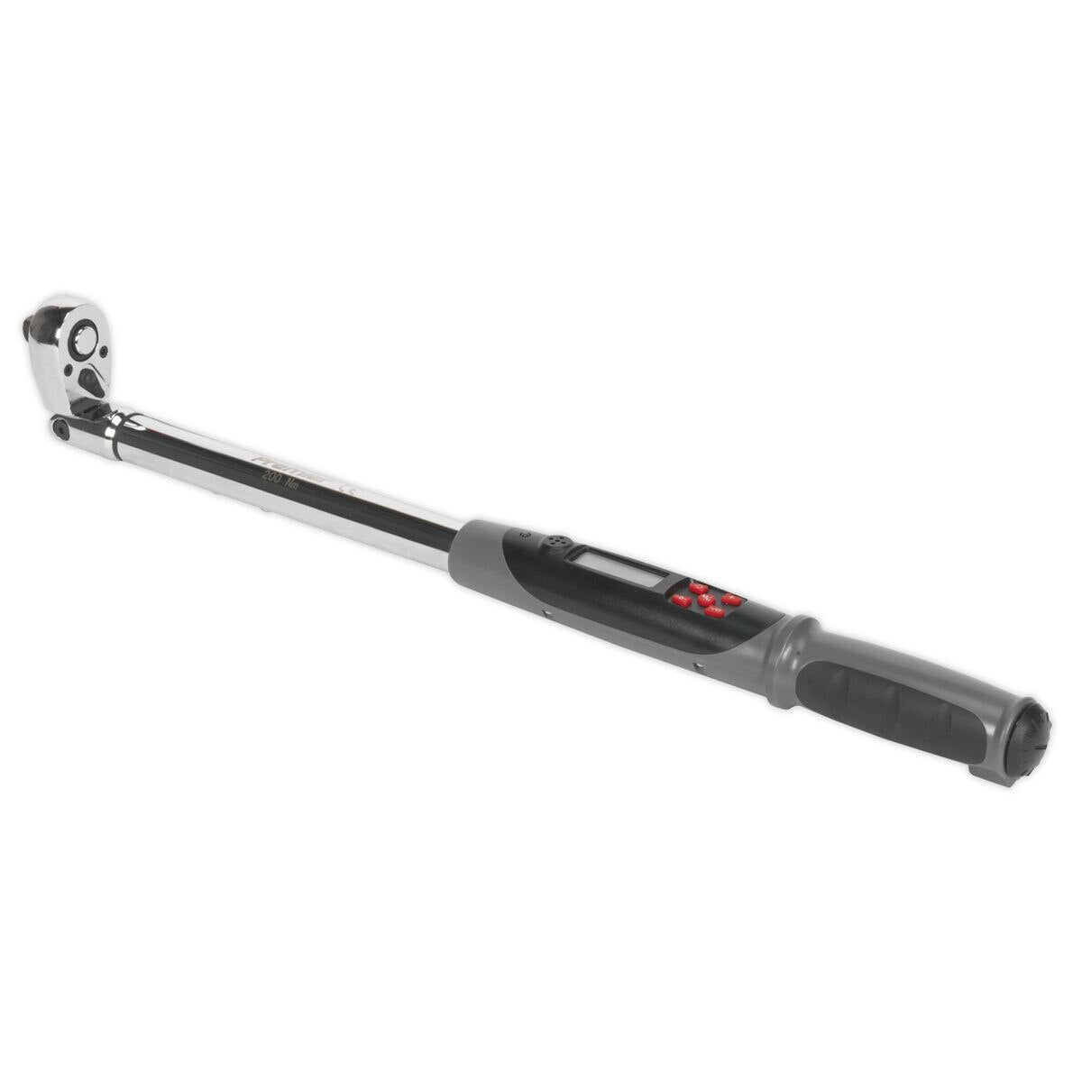 Sealey Premier Flexi-Head Digital Torque Wrench with Angle Function 1/2"Sq Drive 20-200Nm - Image 3