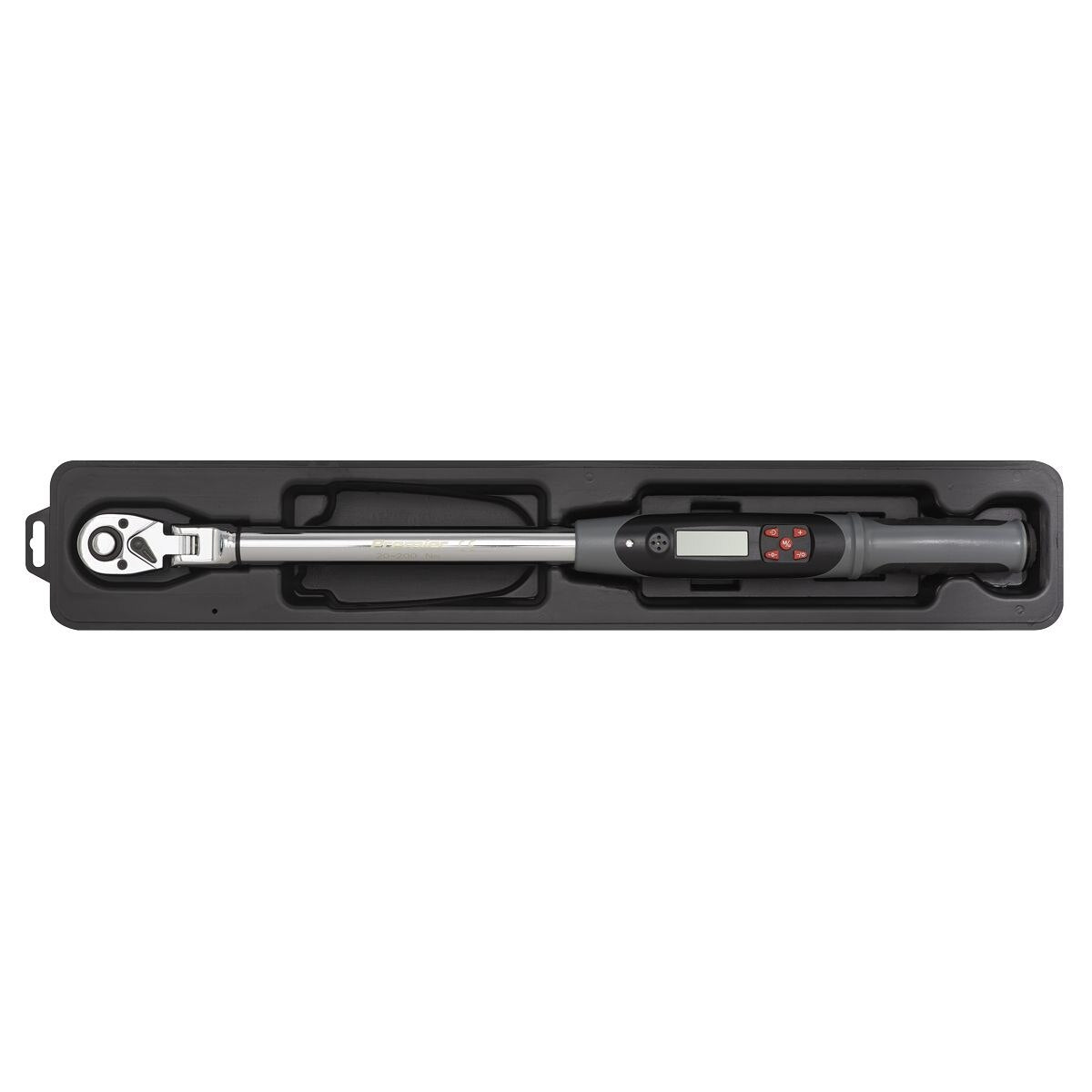 Sealey Premier Flexi-Head Digital Torque Wrench with Angle Function 1/2"Sq Drive 20-200Nm - Image 7