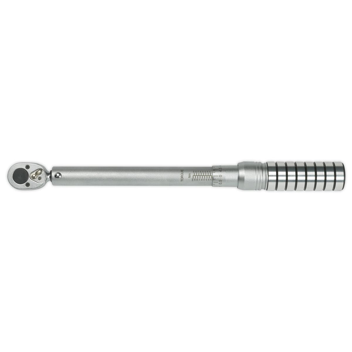 Sealey Premier Calibrated Micrometer Style Torque Wrench 3/8"Sq Drive 20-100Nm - Image 3