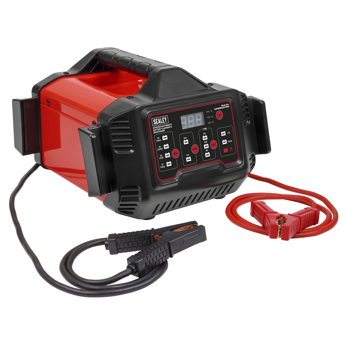 Sealey 6/12V Automatic Battery Charger & Maintainer 150A Starter/15A - Image 4