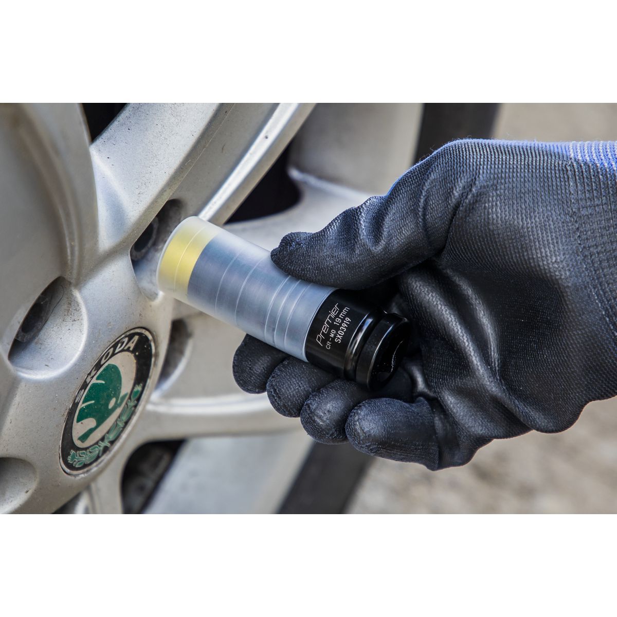 Sealey Premier Alloy Wheel Ultra-Power Impact Socket Set 1/2"Sq Drive 3pc - Image 4