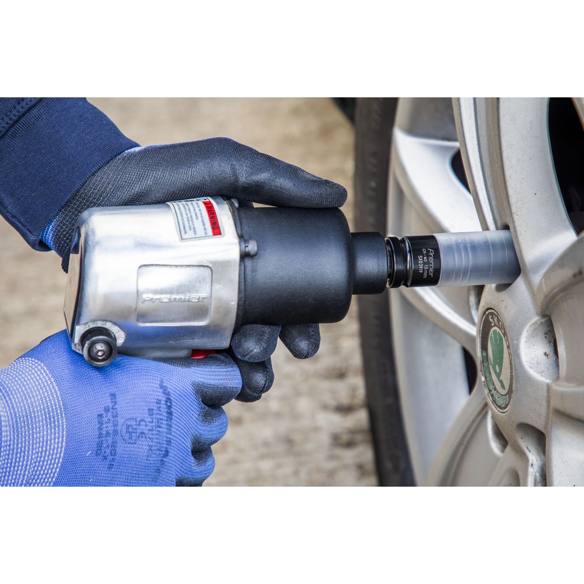 Sealey Premier Alloy Wheel Ultra-Power Impact Socket Set 1/2"Sq Drive 3pc - Image 6