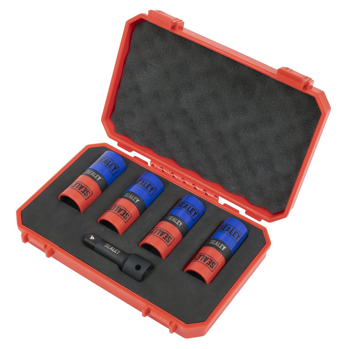 Sealey Alloy Wheel Double Ended Impact Socket Set 1/2"Sq Drive 5pc - Image 4