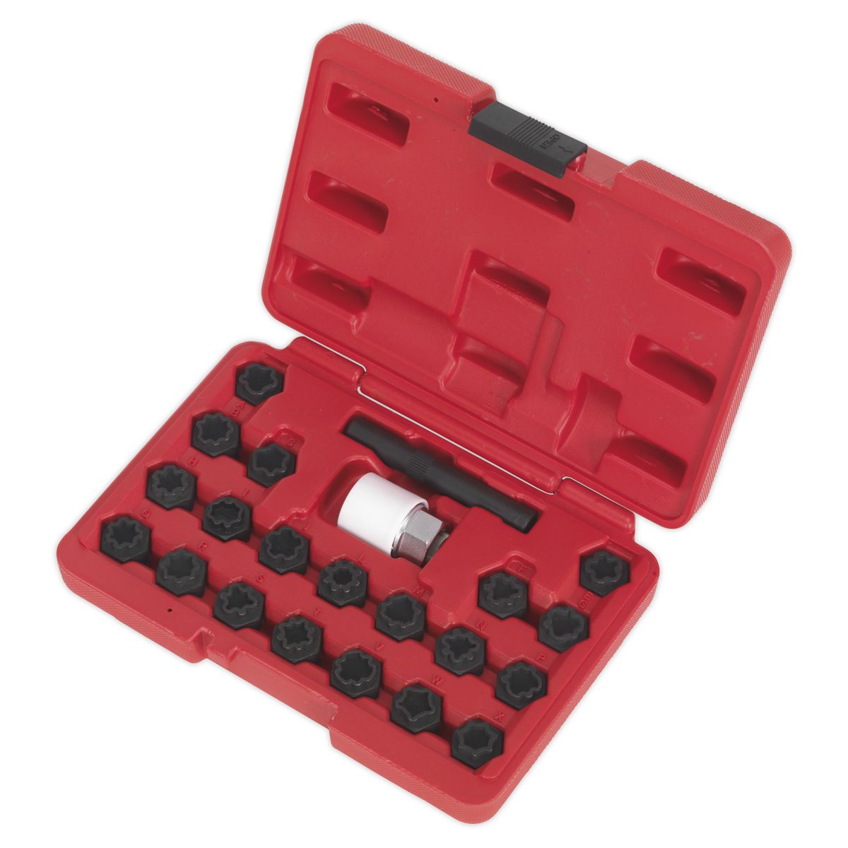 Sealey Locking Wheel Nut Key Set for Audi 22pc - Image 3