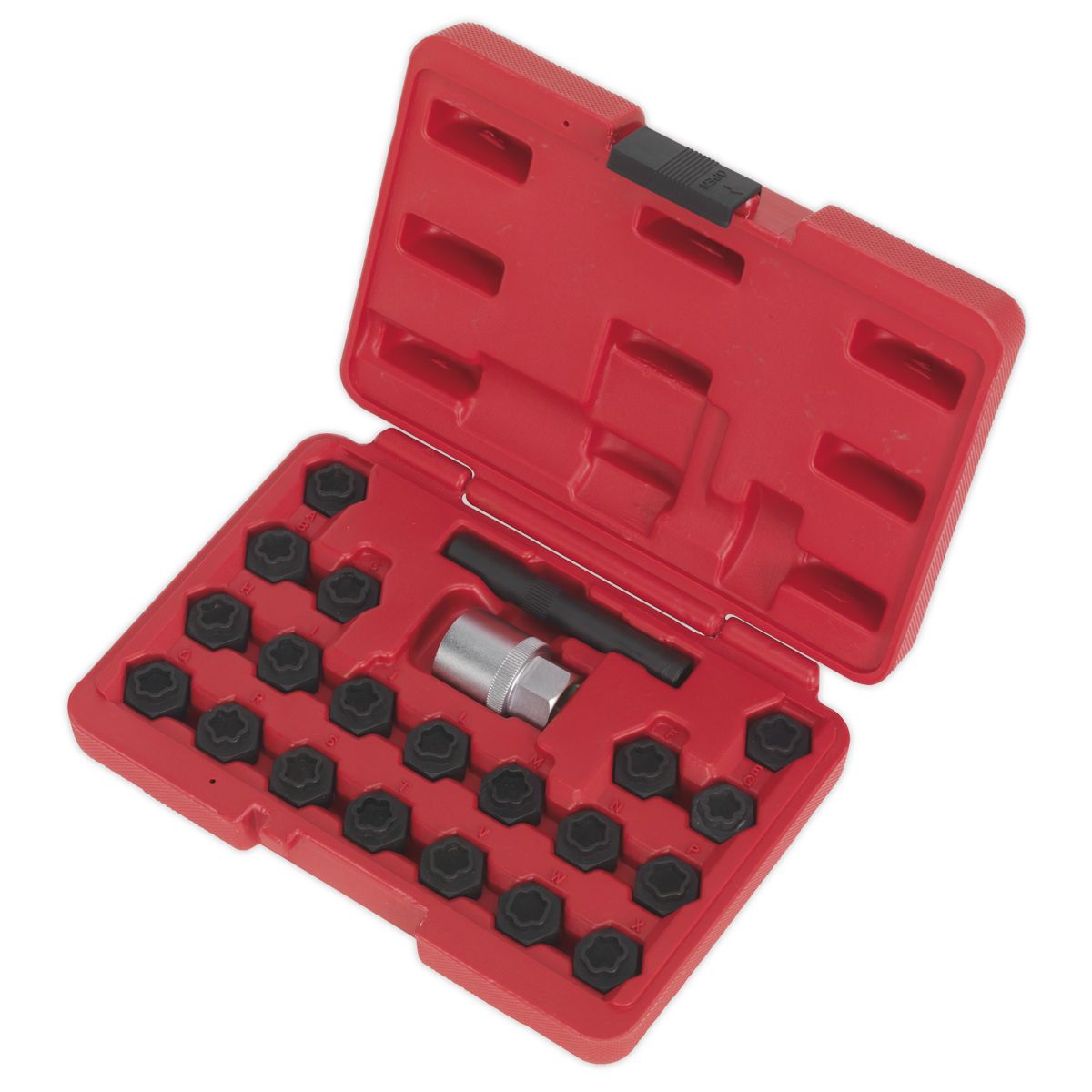 Sealey Locking Wheel Nut Key Set for BMW 22pc - Image 3