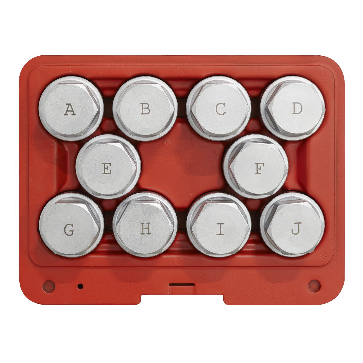 Sealey Locking Wheel Nut Key Set for Land Rover 10pc - Image 3