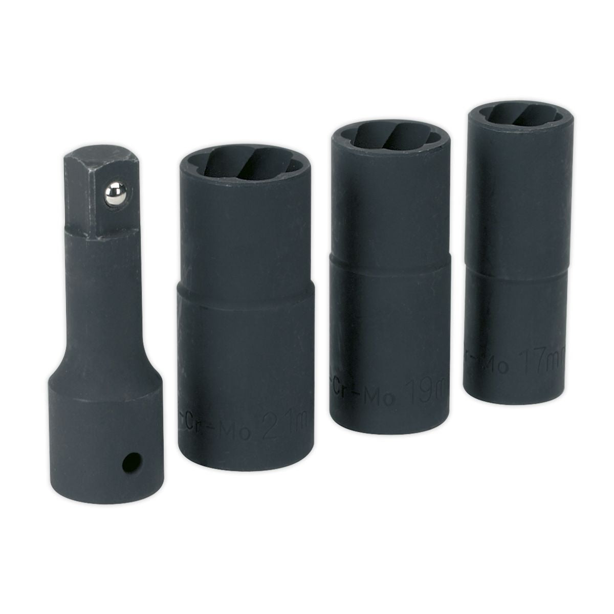 Sealey Wheel Nut/Removal Flip Impact Sockets 1/2"Sq Drive - Image 1