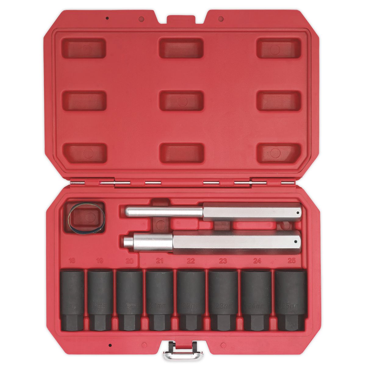 Sealey Locking Wheel Nut Removal Set 10pc - Image 4