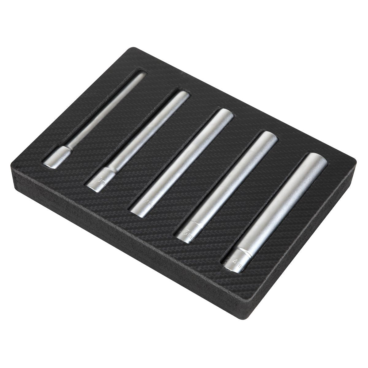 Sealey Extra-Deep Socket Set 3/8"Sq Drive 5pc - Image 5