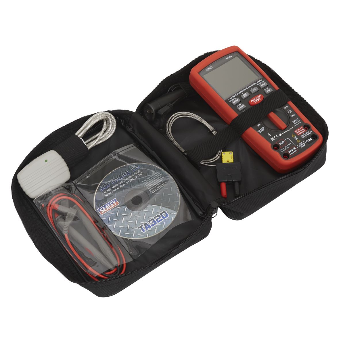 Sealey Digital Automotive Analyser/Insulation Tester for Hybrid/Electric Vehicles - Image 6