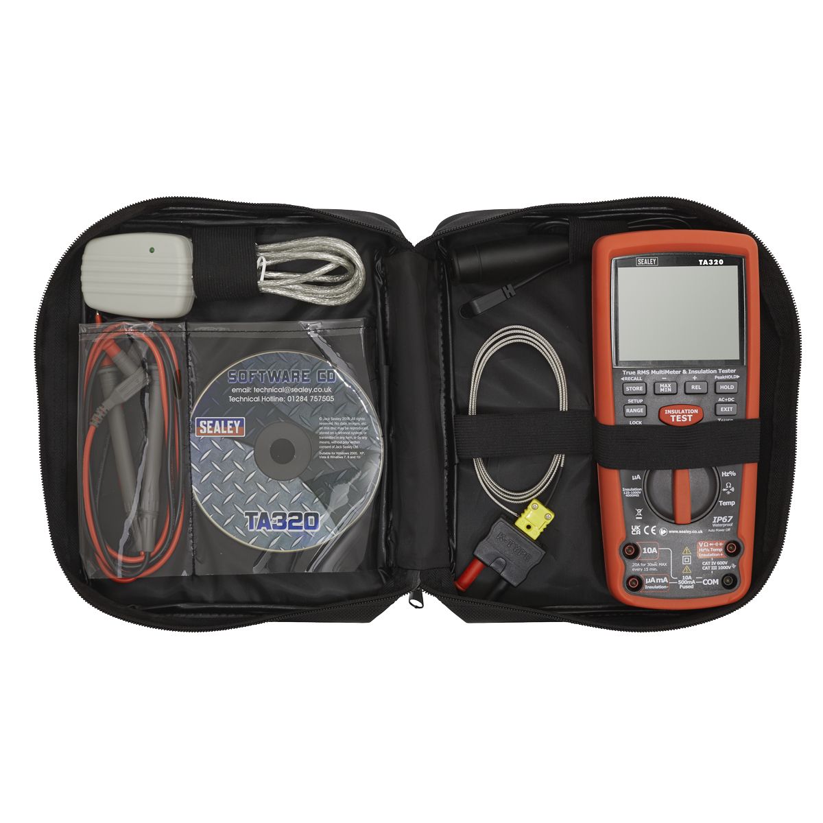 Sealey Digital Automotive Analyser/Insulation Tester for Hybrid/Electric Vehicles - Image 7