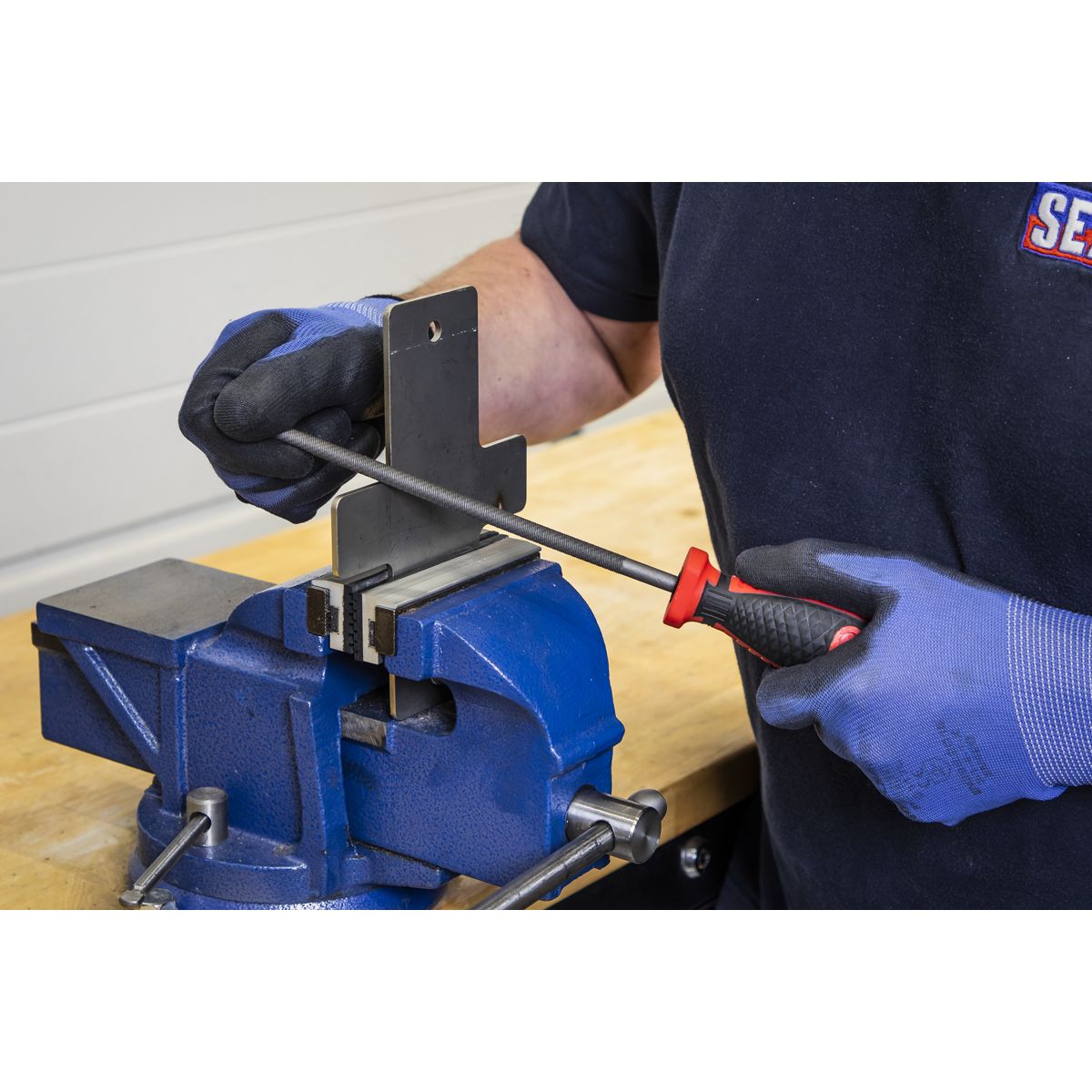 Sealey Premier EngineerÕs File Set with Tool Tray 5pc - Image 4