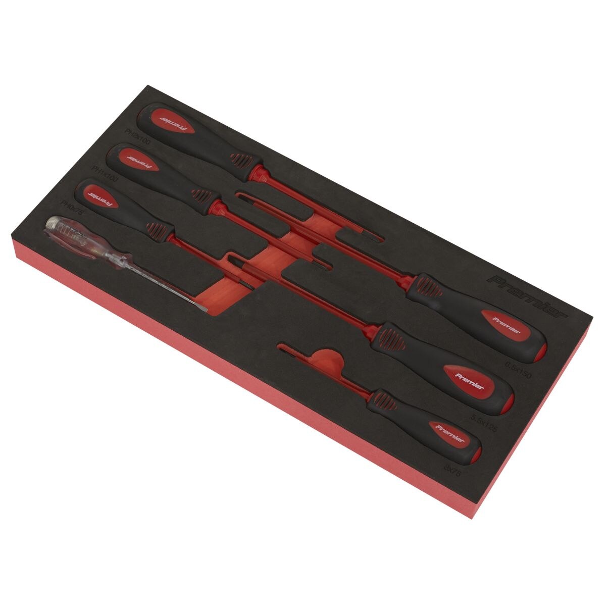Sealey Premier Screwdriver Set 7pc - VDE Approved - Image 5